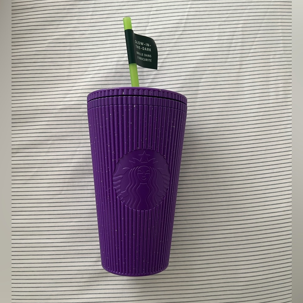 NWT Starbucks Glow in the dark Purple Halloween Tumbler 2024